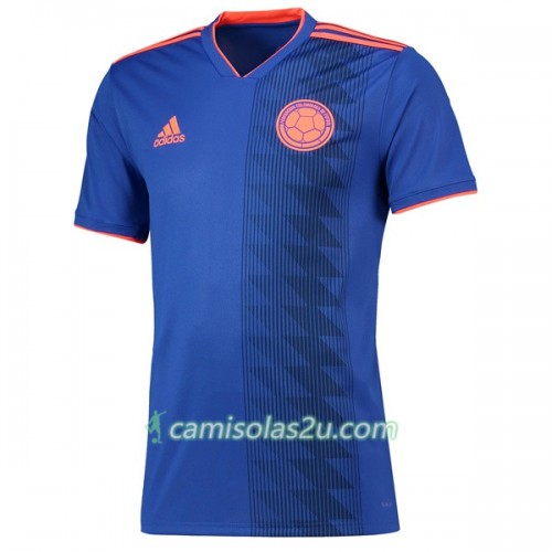 Camisolas de futebol Colômbia Mulher Equipamento Alternativa Copa do Mundo 2018 Manga Curta Camisolas de futebol Colômbia Mulher Equipamento Alternativa Copa do Mundo 2018 Manga Curta